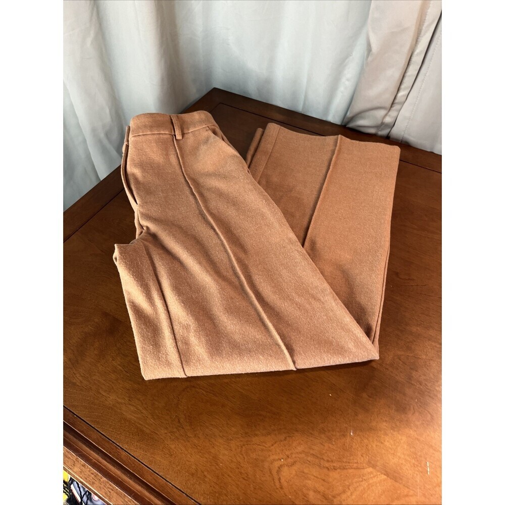 Rachel Zoe Flat Front Camel Dress Pants Size 2